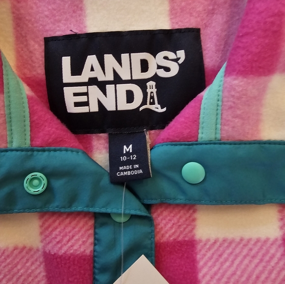 NWT Lands' End Fleece Pullover - Picture 3 of 6